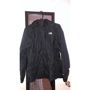 Women’s north face rain jacket size large